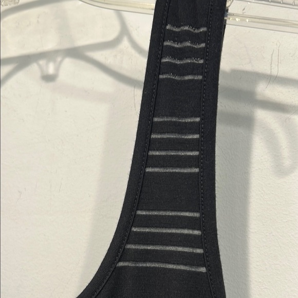 Guess Jet Black contrast stripe tank  Mini Dress women’s medium new w tag - Picture 2 of 9